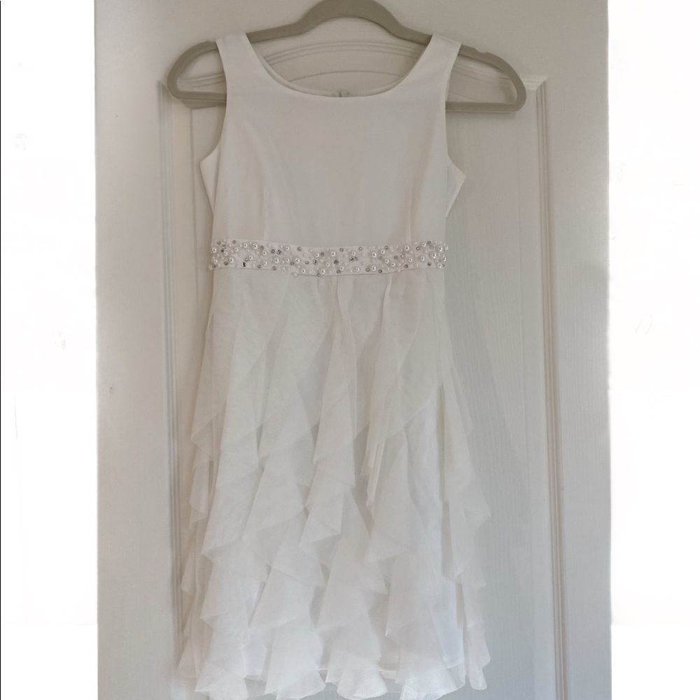 Biscotti Collezioni white formal dress